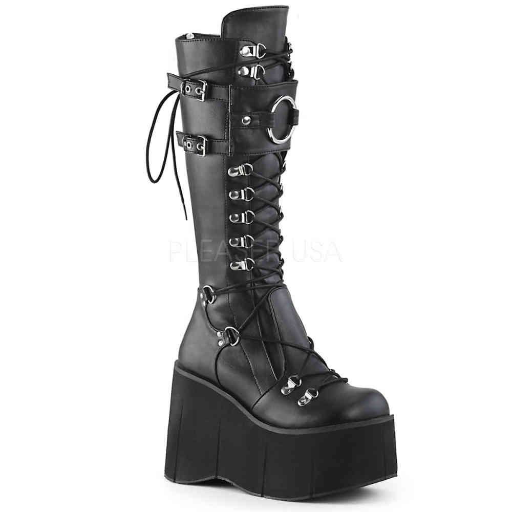 DemoniaCult - KERA200 Platform Boots - Black Product image
